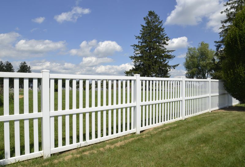 Picket Fence Staining