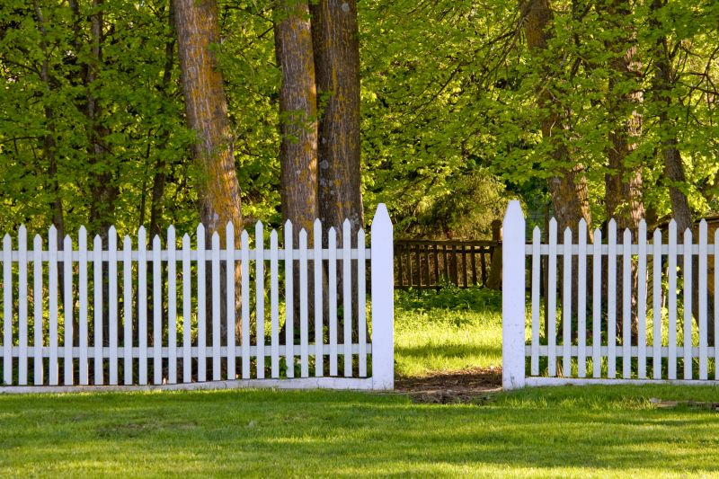 Picket Fence Staining